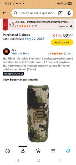 JBL Bluetooth speakers