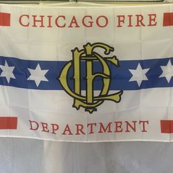 Chicago Fire Department Wall Flag (3’x5’)