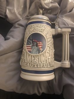 America the beautiful stein