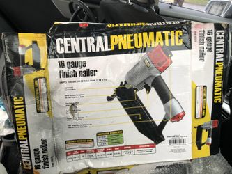 BRAND NEW Central pneumatic 16 gauge nail finisher