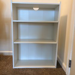 White 3 - Tier Bookshelf 