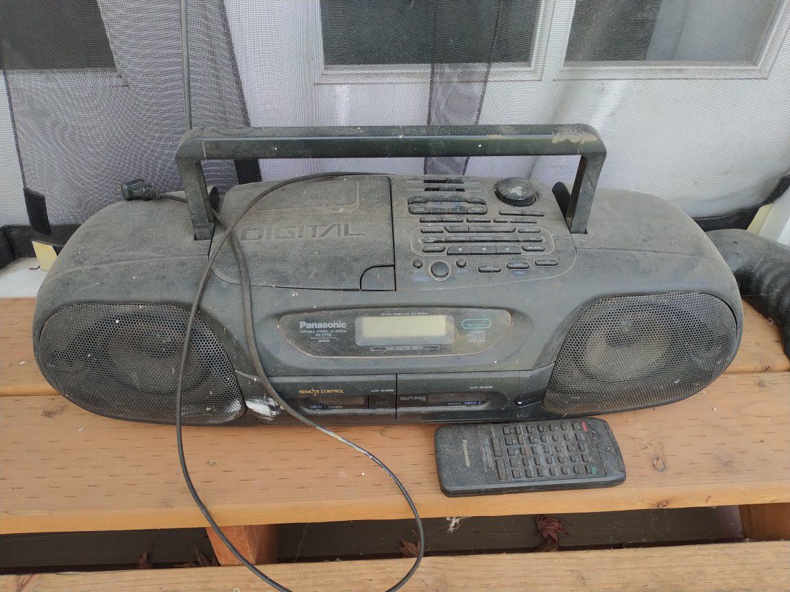 Vintage Remote Control Stereo 