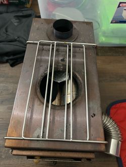 Hot tent stove for outdoor camping and heating