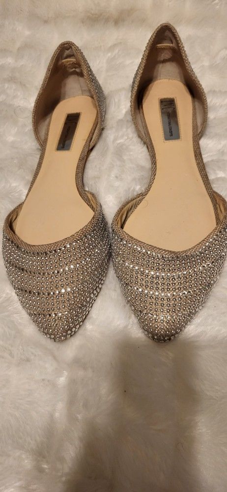 INC Womens Elegant Sequined Flats