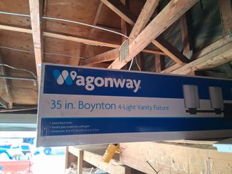2 brand new Wagonway 35inch Vanity light fixture