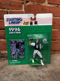 Vintage 1996 Kenner Starting Lineup Troy Aikman Dallas Cowboys Figure – Sealed