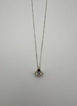 Blue Sapphire & Silver Rattlesnake Vertebrae