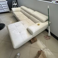 White Sectional Couch