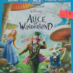 Blue Ray DVD Movie. Alice In Wonderland -disney. I'm In Tacoma WA #72