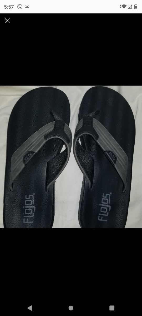 Flojos Men's Flip Flops Size 9