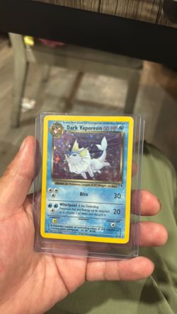 Dark Vaporeon holo - Pokemon