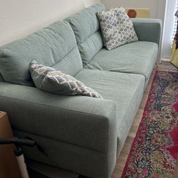 Broadview Park Stationary Sofa In Sage