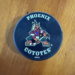 1998 Phoenix Coyotes Hockey Puck