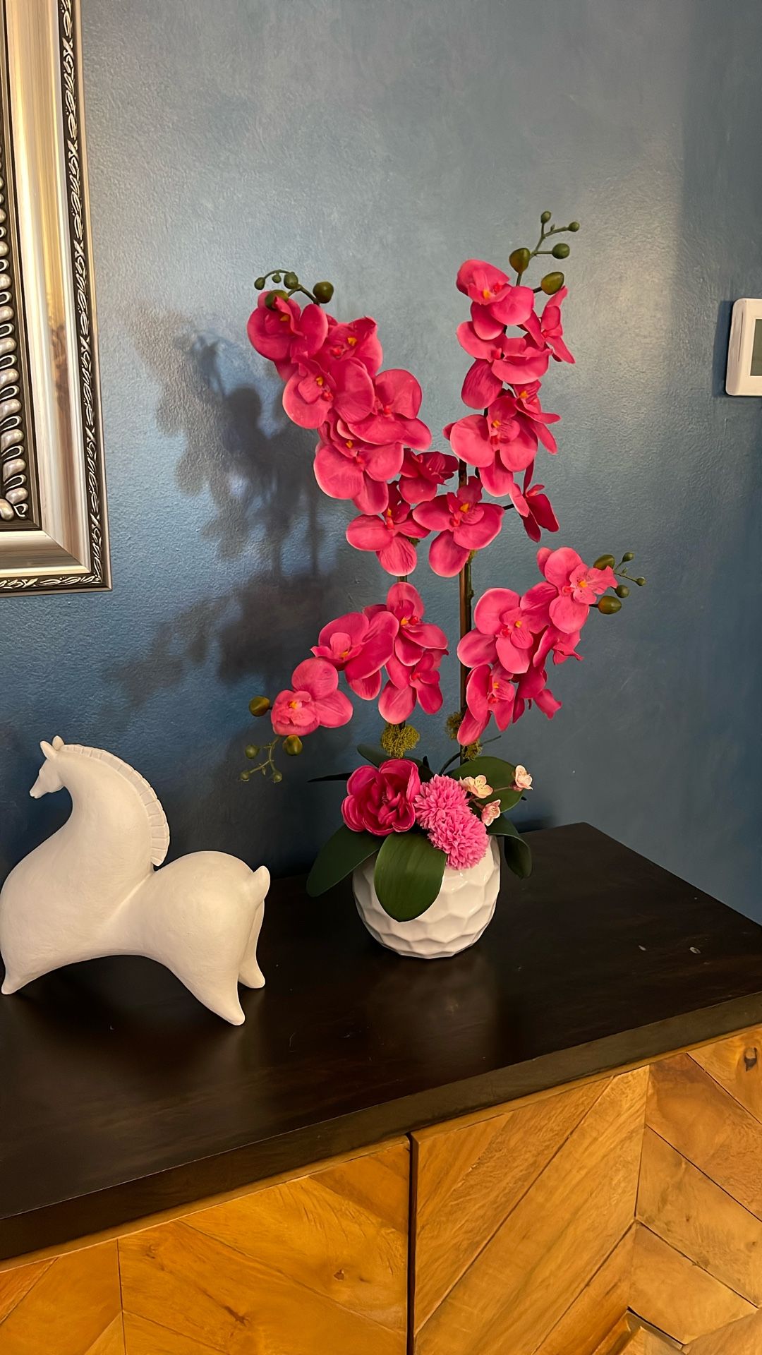 Beautiful fuchsia Orchids Arrangement