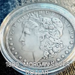 1880 MORGAN SILVER DOLLAR COIN
