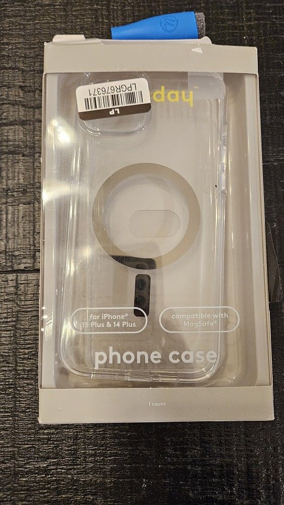 Apple iPhone 15 Plus/iPhone 14 Plus Case with MagSafe - heyday Clear