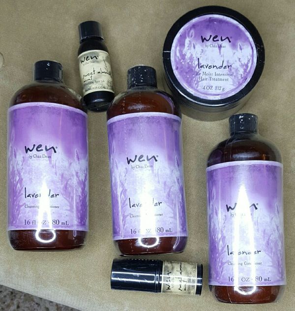 Lot Of Wen Hair Treatment By Chaz Dean Lavender Cleansing