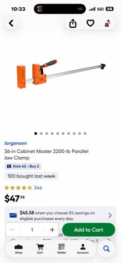 Jorgensen 36 in clamps