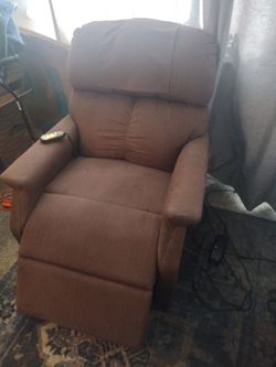 Brown lift chair recliner