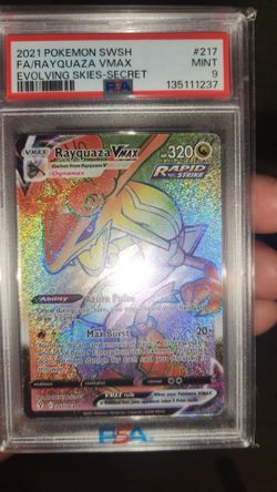 Rayquaza VMAX #217 Pokemon Evolving Skies