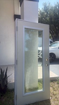Home front impact door