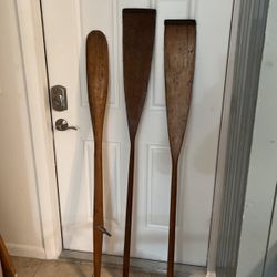Antique Wooden Oars , So Pretty 