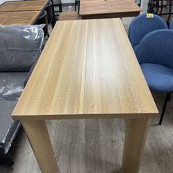 New 63 inch large wood dining table