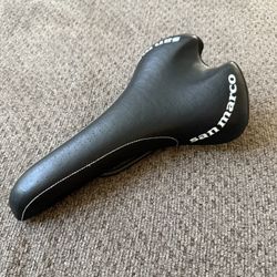 Selle San Marco , Ischia W , Bicycle Saddle Bike Seat , Black 