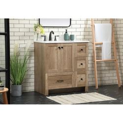 32’’ Vanity Set - Oak