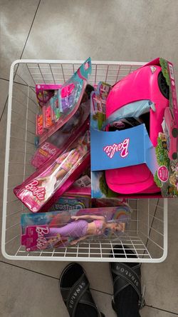 Barbie Toy Bundle – Dolls, Car & More