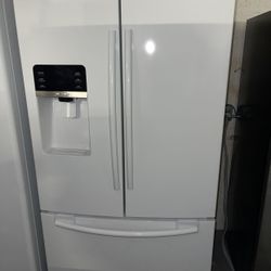 White Samsung Refrigerator 