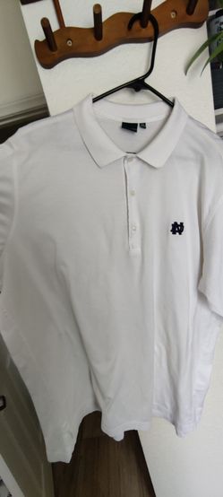 Notre Dame White Polo Shirt