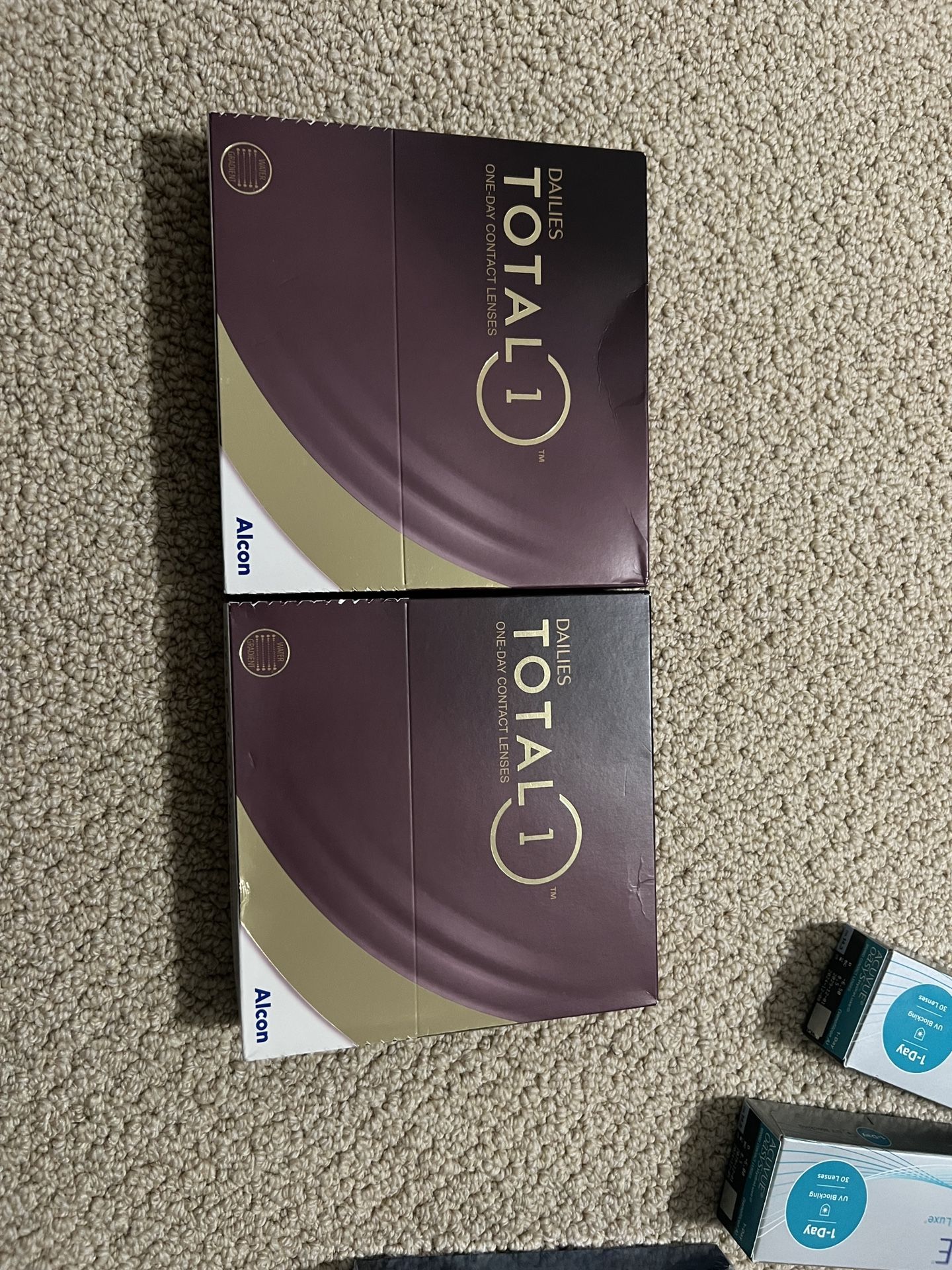 Alcon Alcon water gradient contact lenses daily disposable silicone hydrogel transparent non-monthly disposable 90 pieces, -6.50/-6.00