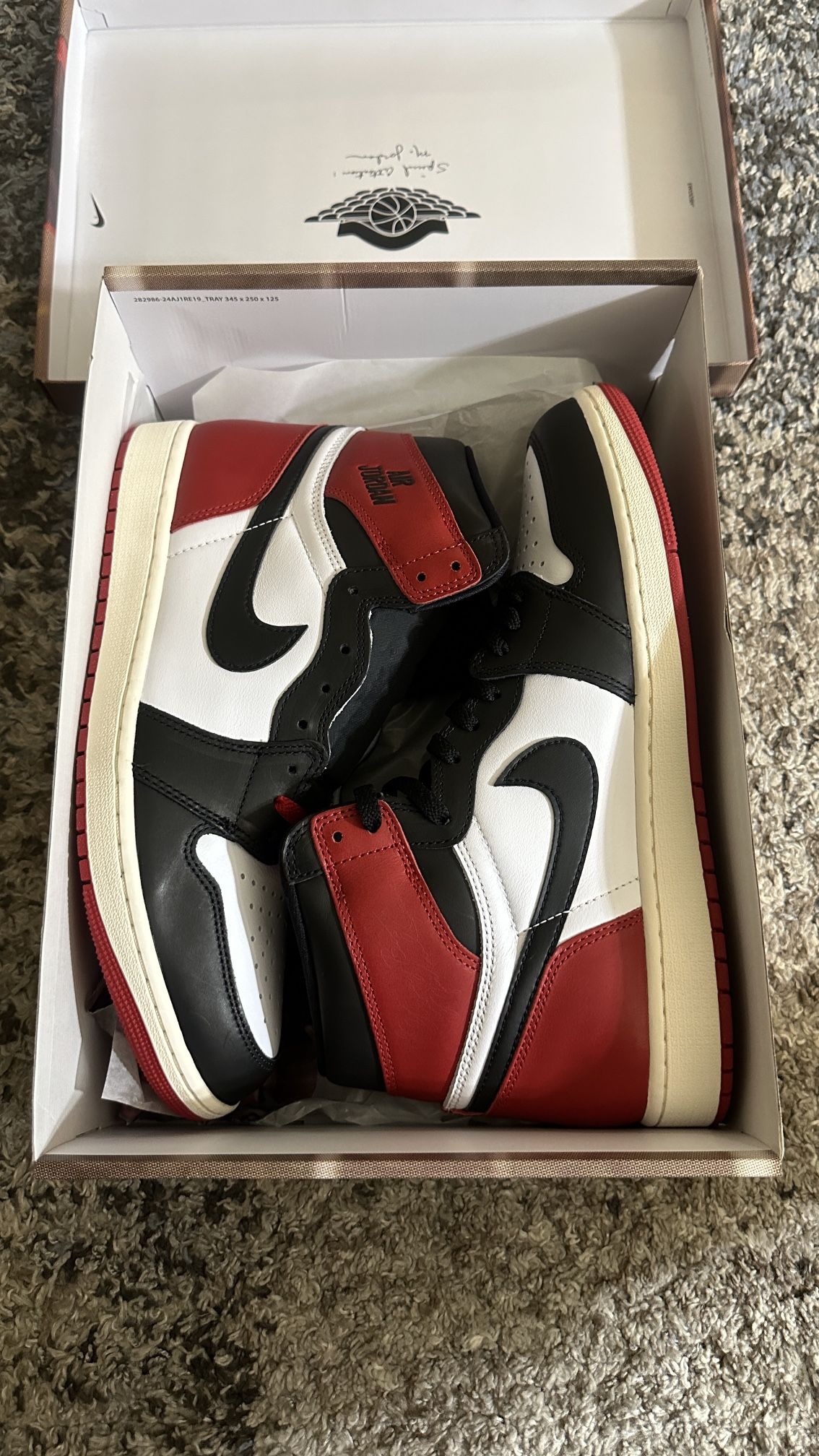 JORDAN 1 ‘BLACK TOE’ OG REIMAGINED (2025)