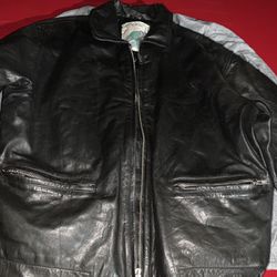 Vintage In Perfect Condition Leather Jacket  Fits A Med.