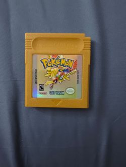 Pokémon Gold Version Game Boy Color GBC Authentic Tested Working Nintendo *New Battery*