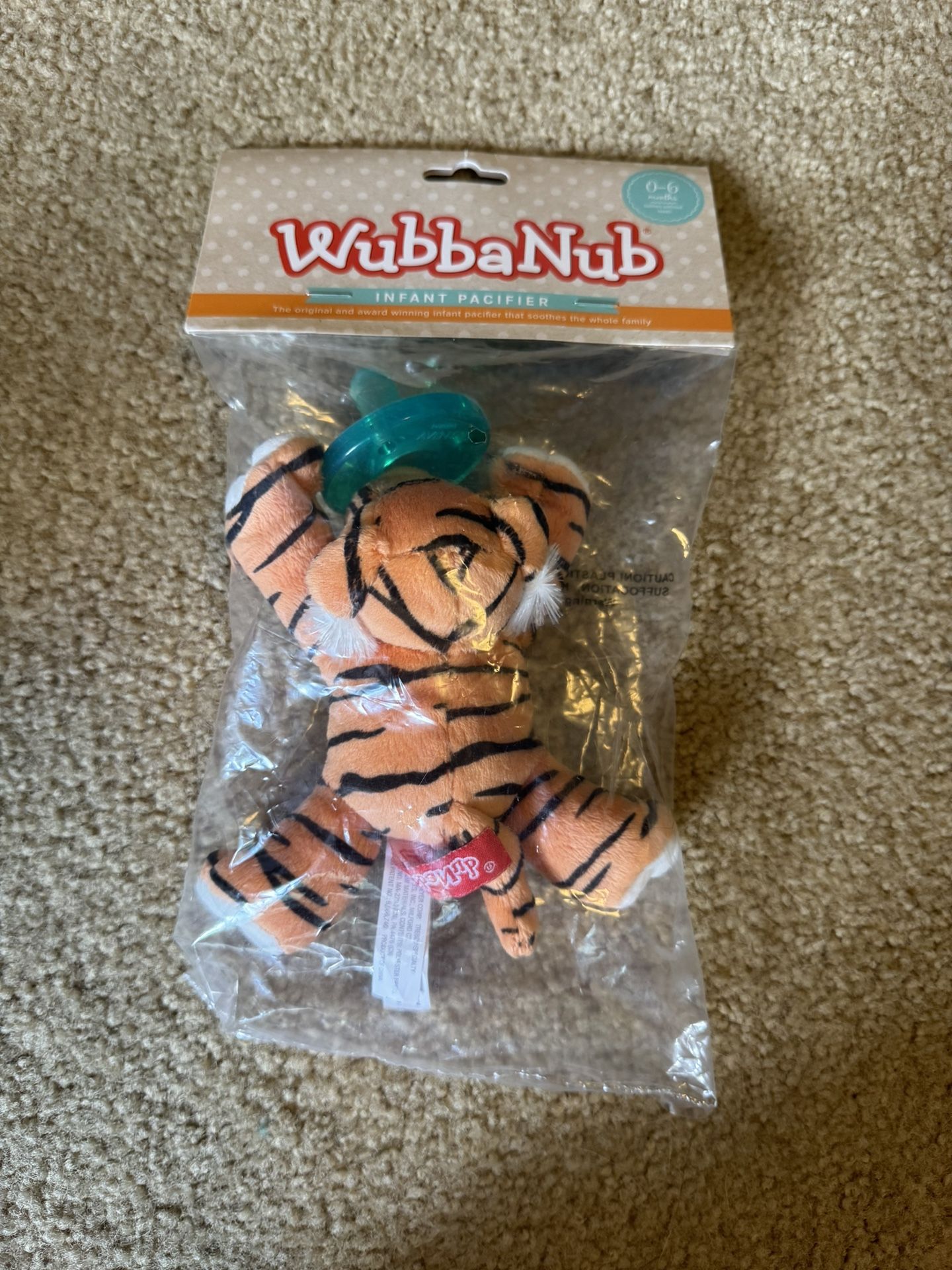 Wubbanub Tiger Pacifier