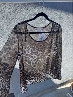 leopard print blouse