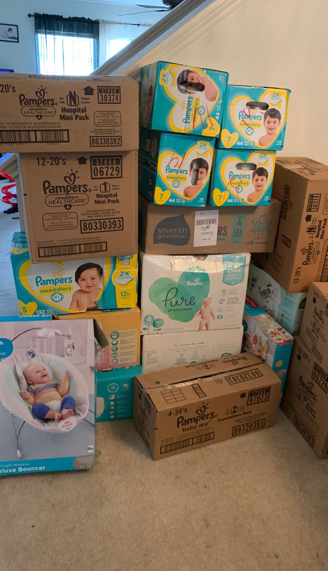 Pampers and baby products