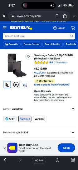 Galaxy Z flip 7