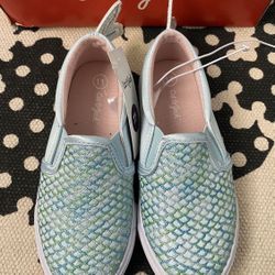 Mermaid Shoes Slip On Size 11 Halloween Costume 