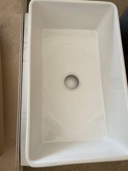 30 inch farm sink Reversible pattern on each side