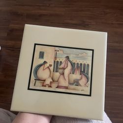 GE Mullan El Mercado Ceramic Art Piece 