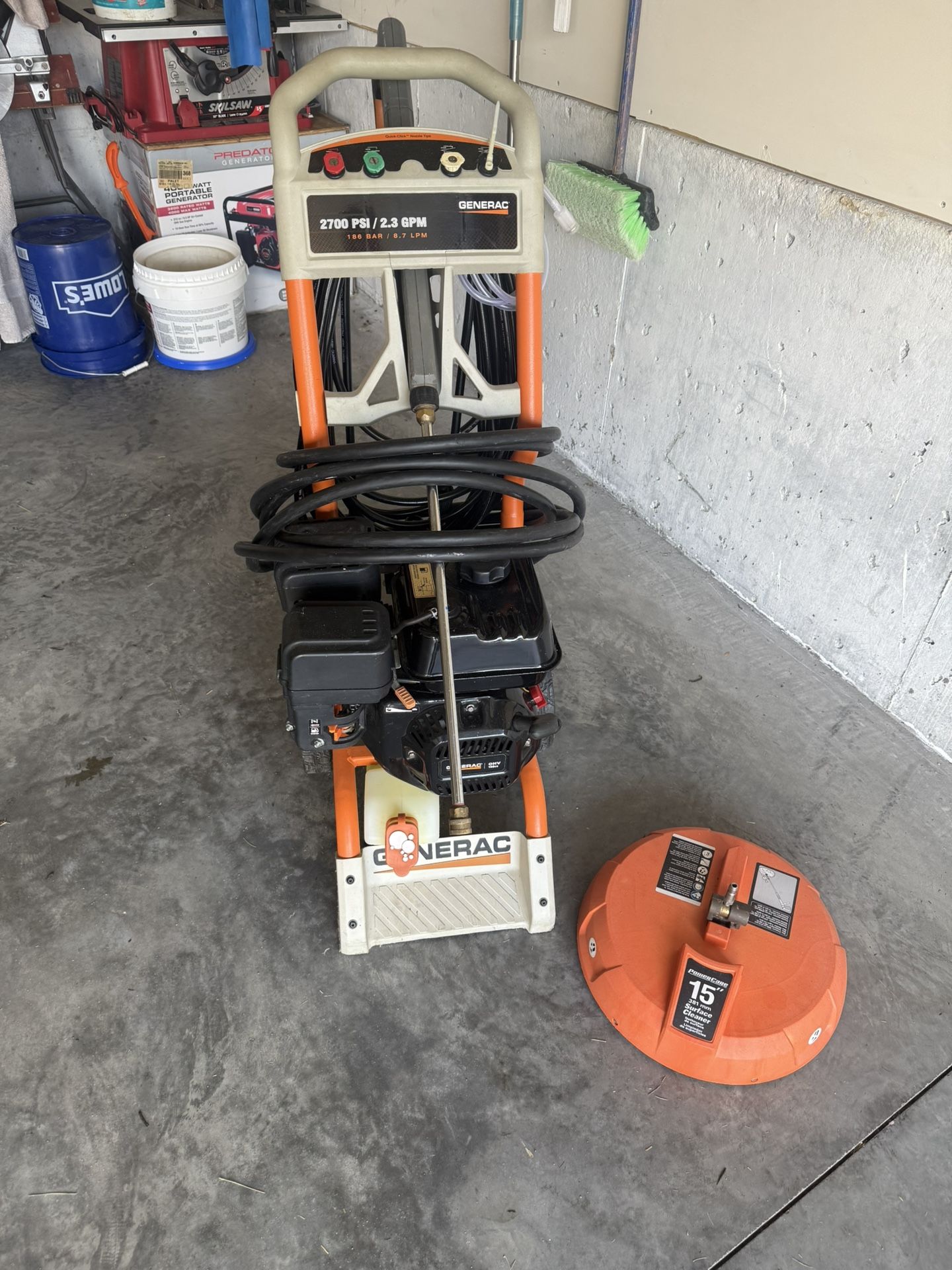 Generac 2700PSI With Accessories