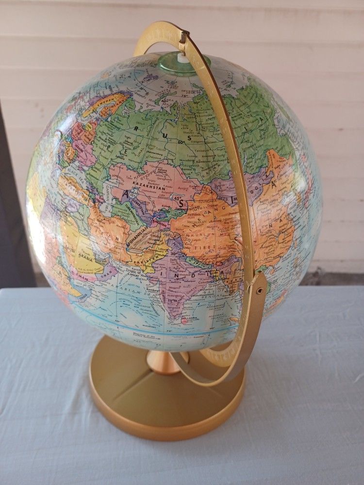 Globe 12" Replogle Blue Desk Globe