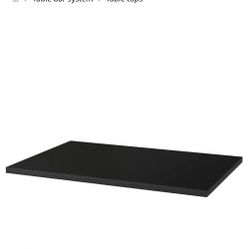 IKEA MALVAKT BLACK TABLE TOP