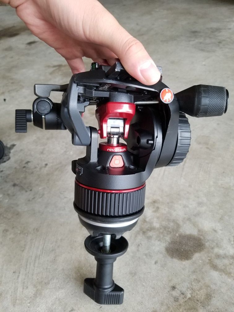 Manfrotto Nitrotech N8 video head vs 546B pro tripod
