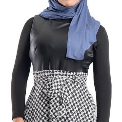 Denim Blue Premium Jersey Hijab 