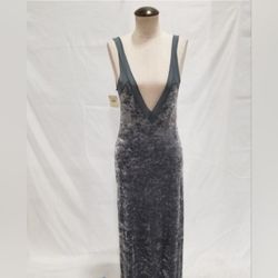 NWT intimately Free People Silver Long Dress women's size medium
