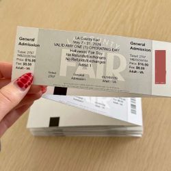 6 LA County Fair Tickets